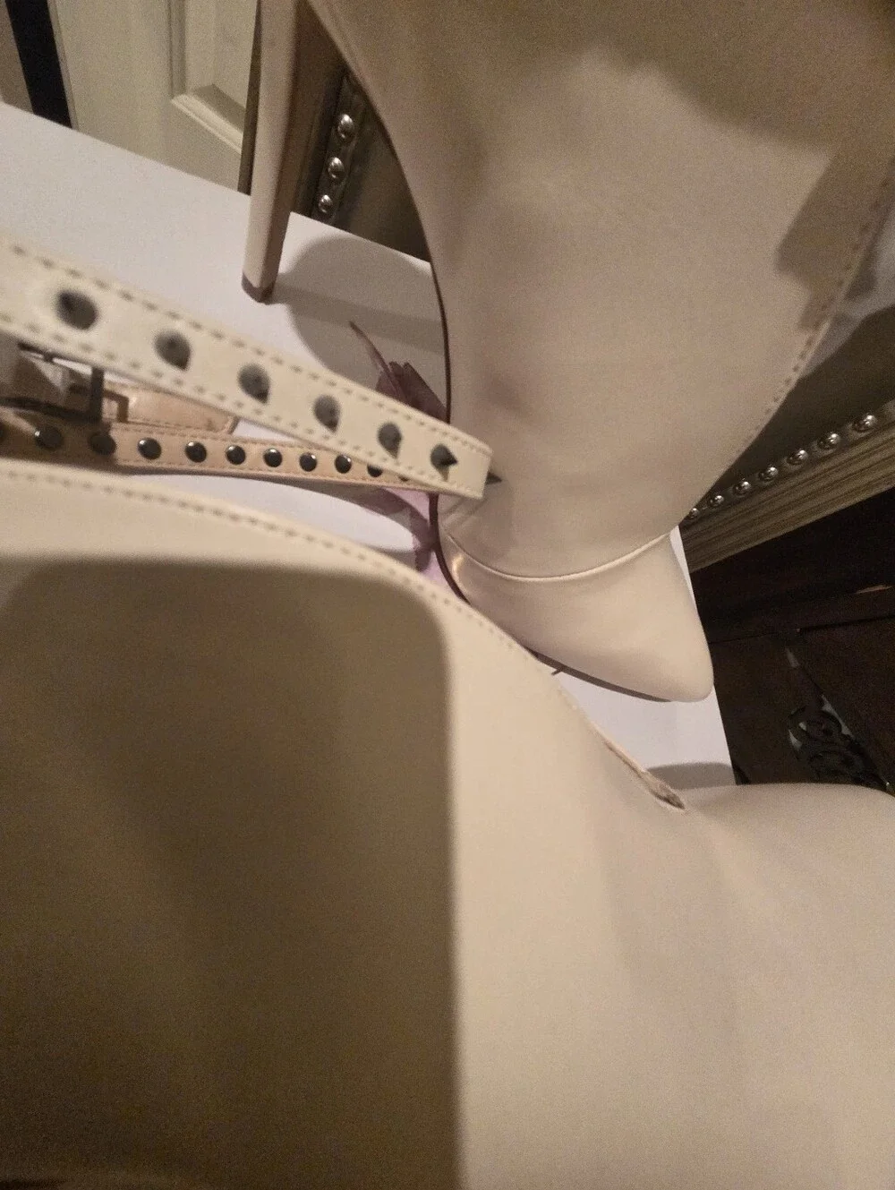 Jessica Simpson Ankle Wrap Spikes Heels